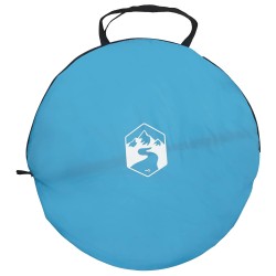 Tente de toilettes pop-up avec corde suspendue Bleu 97 x 126 cm 626528626528