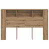 Armoire à tête de lit Chêne artisanal 160 x 18,5 x 103,5 cm Bois d'ingénierie 626530626530
