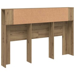 Armoire à tête de lit Chêne artisanal 160 x 18,5 x 103,5 cm Bois d'ingénierie 626530626530