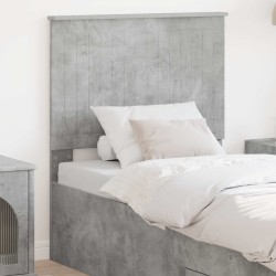 Tête de lit avec tête de lit Gris béton 80 cm Bois d'ingénierie 626531626531