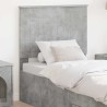 Tête de lit avec tête de lit Gris béton 80 cm Bois d'ingénierie 626531626531