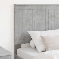 Tête de lit avec tête de lit Gris béton 80 cm Bois d'ingénierie 626531626531