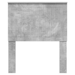 Tête de lit avec tête de lit Gris béton 80 cm Bois d'ingénierie 626531626531
