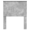 Tête de lit avec tête de lit Gris béton 80 cm Bois d'ingénierie 626531626531