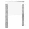 Tête de lit avec tête de lit Gris béton 80 cm Bois d'ingénierie 626531626531