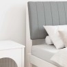 Tête de lit capitonnée Gris clair 80 cm Pin massif 626533626533