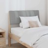 Tête de lit capitonnée Gris clair 75 cm Pin massif 626534626534