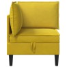 Sofa avec rangement Jaune Velours 626535626535