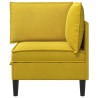 Sofa avec rangement Jaune Velours 626535626535