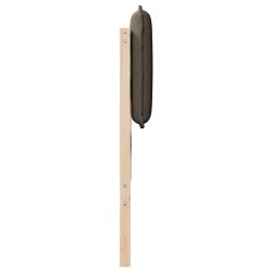 Tête de lit capitonnée Gris Naturel et Clair 75 cm Pin massif 626537626537