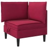 Sofa avec rangement Bordeaux Velours 626539626539