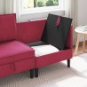 Sofa avec rangement Bordeaux Velours 626539626539