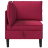 Sofa avec rangement Bordeaux Velours 626539626539