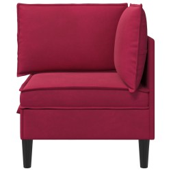 Sofa avec rangement Bordeaux Velours 626539626539