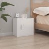 Tables de chevet murales 2 pcs Blanc 50x30x47 cm 626540626540