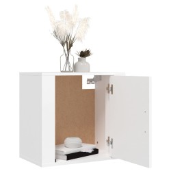 Tables de chevet murales 2 pcs Blanc 50x30x47 cm 626540626540