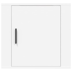 Tables de chevet murales 2 pcs Blanc 50x30x47 cm 626540626540