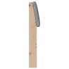 Tête de lit capitonnée Gris clair 75 cm Pin massif 626541626541