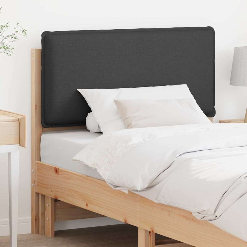 Tête de lit capitonnée Gris Naturel et Foncé 75 cm Pin massif 626543626543