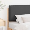 Tête de lit capitonnée Gris Naturel et Foncé 75 cm Pin massif 626543626543