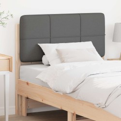Tête de lit capitonnée Marron et gris clair 75 cm Pin massif 626544626544