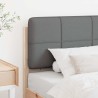 Tête de lit capitonnée Marron et gris clair 75 cm Pin massif 626544626544