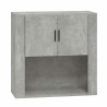 Armoire murale Gris béton 80x33x80 cm Bois d'ingénierie 626548626548