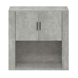 Armoire murale Gris béton 80x33x80 cm Bois d'ingénierie 626548626548