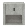 Armoire murale Gris béton 80x33x80 cm Bois d'ingénierie 626548626548
