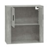Armoire murale Gris béton 80x33x80 cm Bois d'ingénierie 626548626548