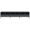 Meuble TV anthracite 202x39x43,5 cm acier laminé à froid 626549626549