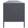 Meuble TV anthracite 202x39x43,5 cm acier laminé à froid 626549626549