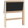 Tête de lit capitonnée Gris clair 75 cm Pin massif 626551626551