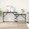 Table console 2 pcs Chêne noir 100 x 28 x 75 cm 626554626554