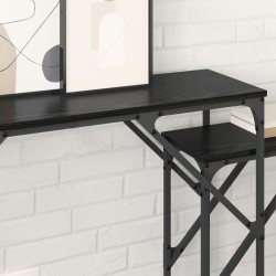 Table console 2 pcs Chêne noir 100 x 28 x 75 cm 626554626554