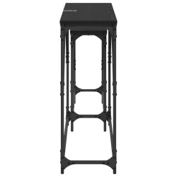 Table console 2 pcs Chêne noir 100 x 28 x 75 cm 626554626554
