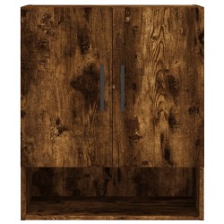 Armoire murale chêne fumé 60x31x70 cm bois d'ingénierie 626559626559