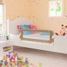 Barrière de sécurité de lit d'enfant Taupe 120x42 cm Polyester 626564626564