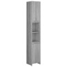 Armoire de bain Sonoma gris 30x30x183,5 cm Bois d'ingénierie 626571626571