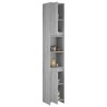 Armoire de bain Sonoma gris 30x30x183,5 cm Bois d'ingénierie 626571626571