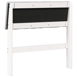 Tête de lit capitonnée Gris clair 80 cm Pin massif 626572626572