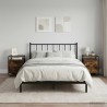 Table de chevet 2 pc Chêne fumé Bois d'ingénierie 626576626576