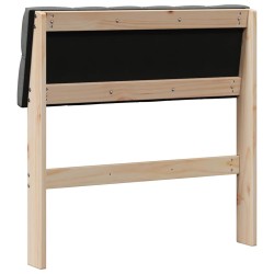 Tête de lit capitonnée Gris foncé 75 cm Pin massif 626579626579