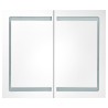 Armoire de salle de bain à miroir LED 80x12,2x68 cm 626581626581