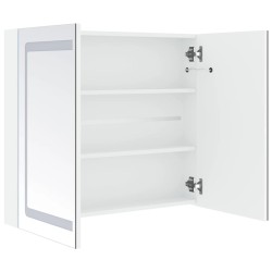 Armoire de salle de bain à miroir LED 80x12,2x68 cm 626581626581