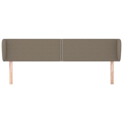 Tête de lit avec oreilles Taupe 203x23x78/88 cm Tissu 626583626583