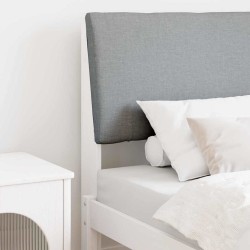 Tête de lit capitonnée Gris clair 80 cm Pin massif 626588626588