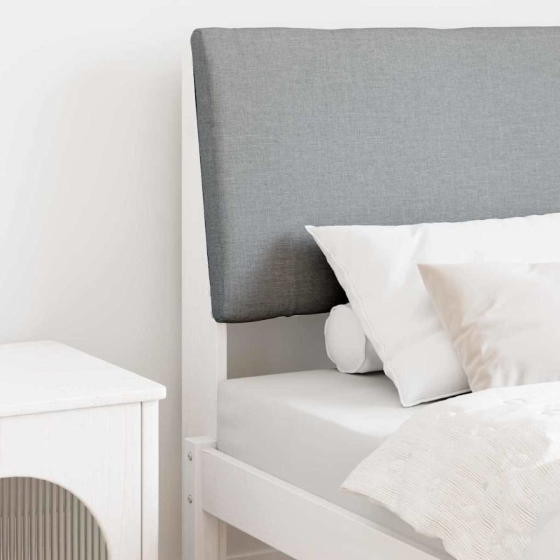 Tête de lit capitonnée Gris clair 80 cm Pin massif 626588626588