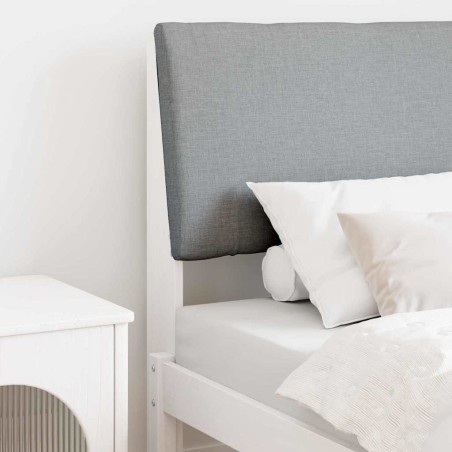 Tête de lit capitonnée Gris clair 80 cm Pin massif 626588626588