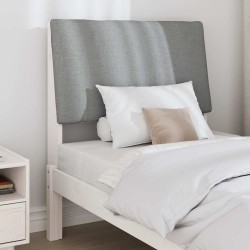 Tête de lit capitonnée Gris clair 80 cm Pin massif 626588626588